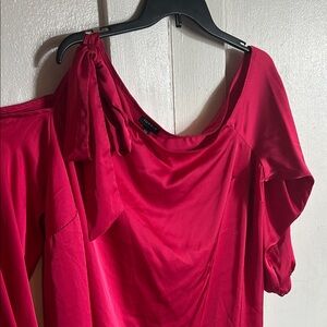 Torrid Red Off-Shoulder Blouse